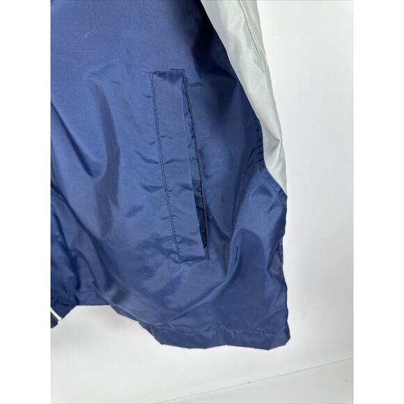 Majestic New York Yankees Jacket Mens XXL Navy Full Zip Nylon FLAWS READ - Picture 8 of 14